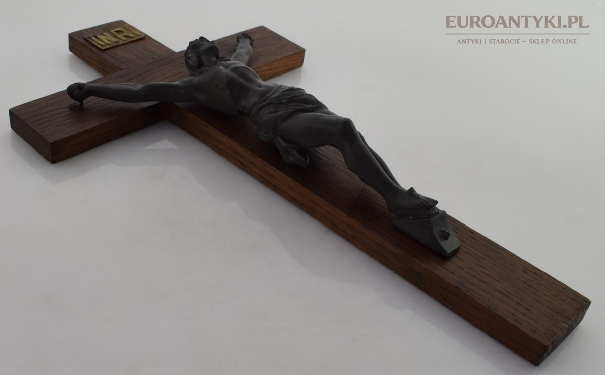 Antyk Jezus Chrystus Ukrzy owany INRI EuroAntyki antyk-jezus-chrystus-ukrzy-owany-inri-euroantyki